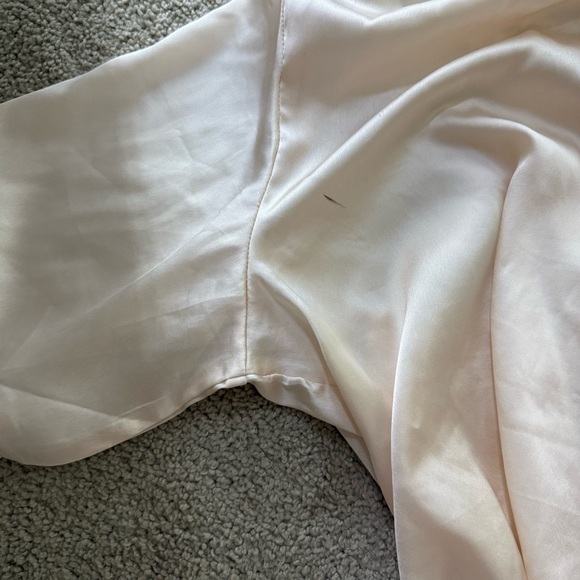 Satin Ruffle Short Pajama Set - Picture 7 of 7